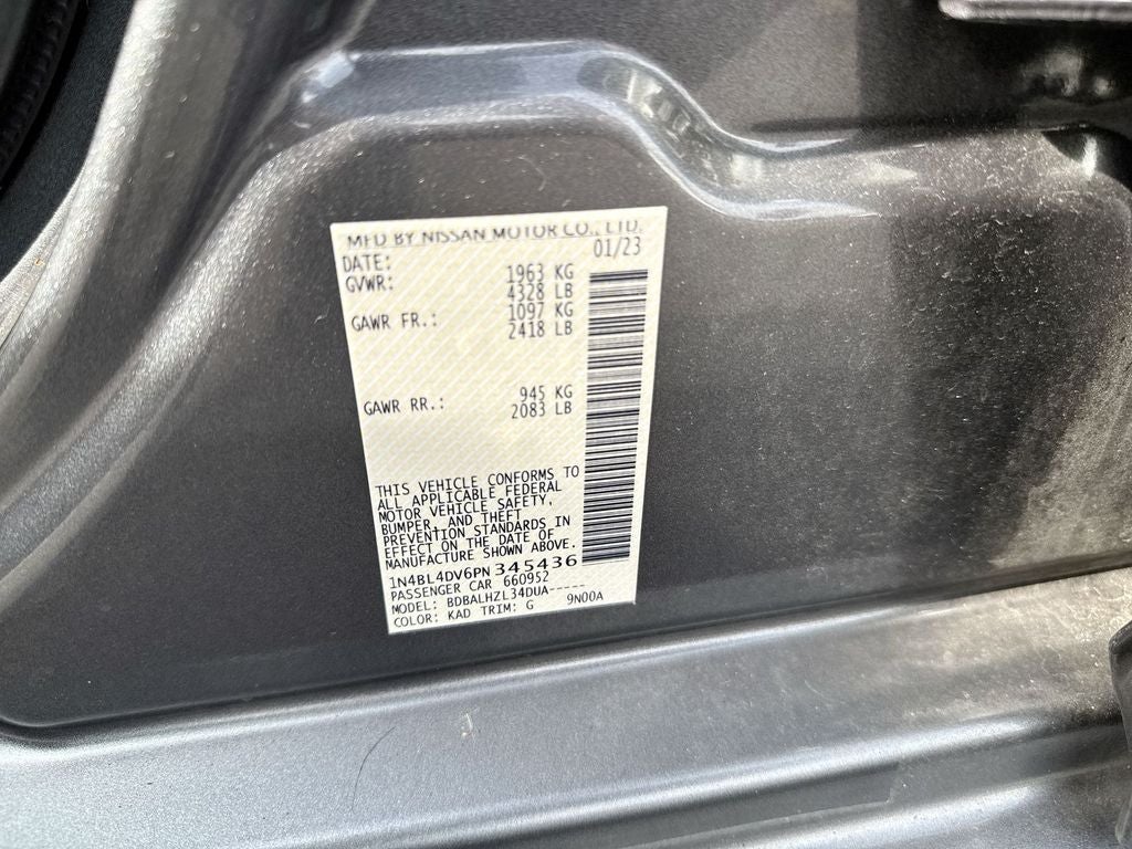 2023 Nissan Altima 2.5 SV