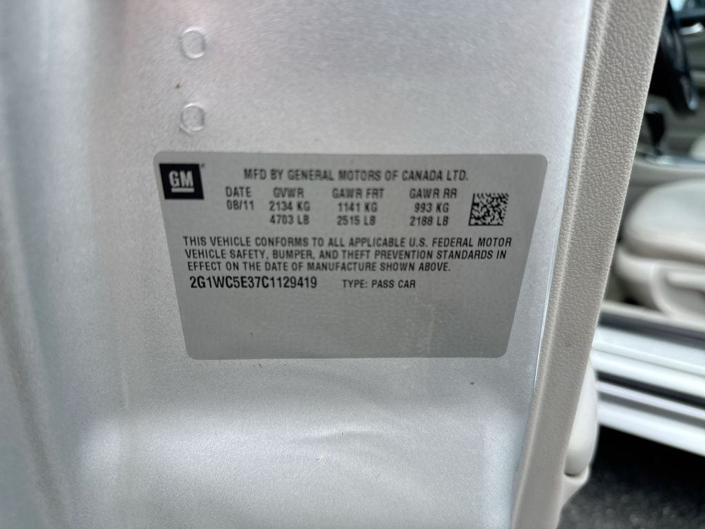 2012 Chevrolet Impala LTZ
