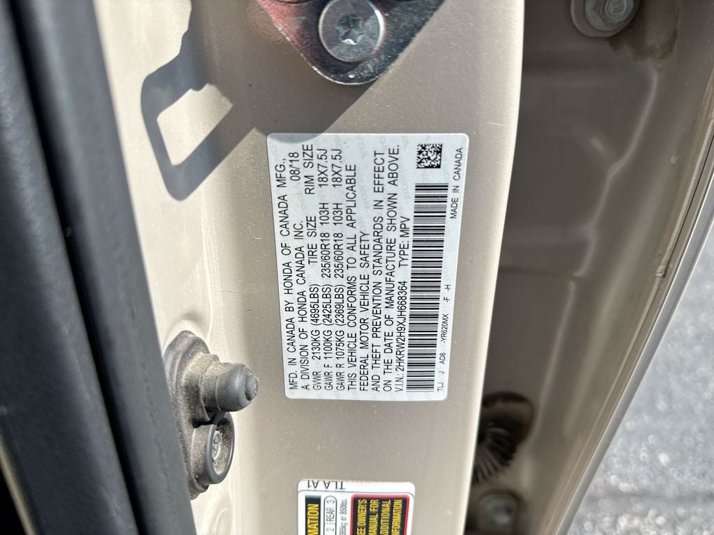 2018 Honda CR-V Touring