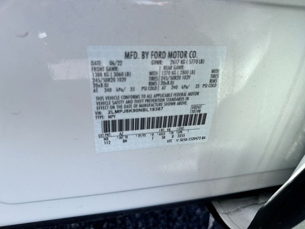 2022 Lincoln Nautilus Reserve