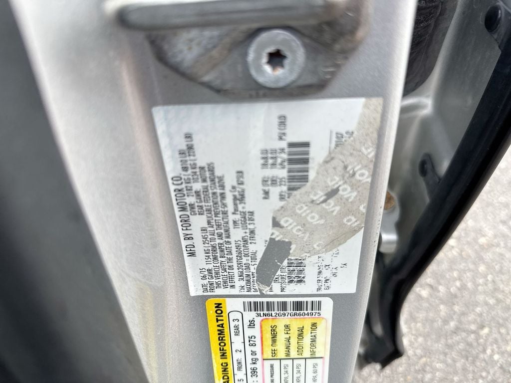 2016 Lincoln MKZ Base