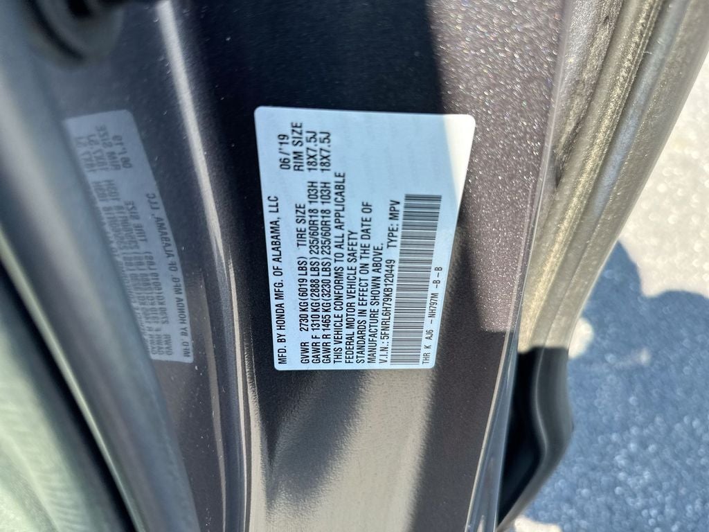 2019 Honda Odyssey EX-L