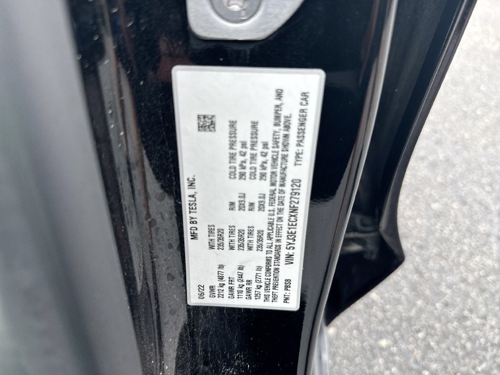 2022 Tesla Model 3 Performance