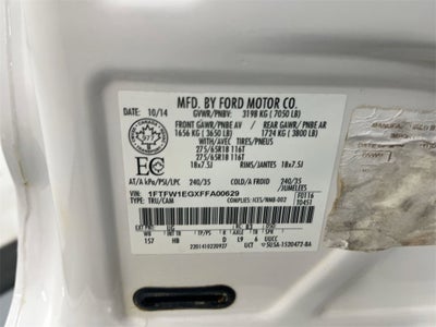 2015 Ford F-150 XLT w/HD Payload Pkg