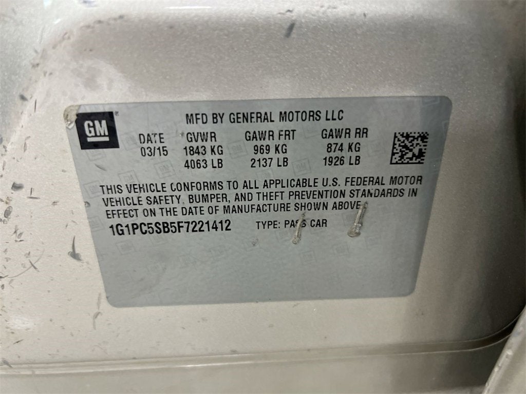 2015 Chevrolet Cruze LT