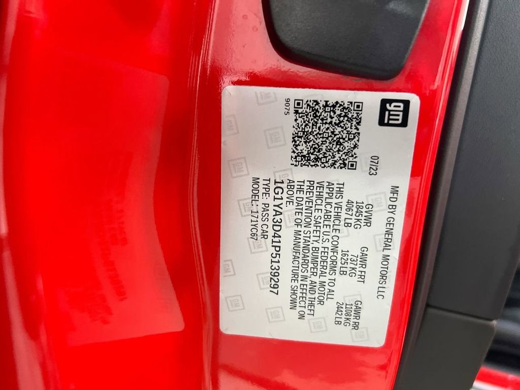 2023 Chevrolet Corvette Stingray 1LT