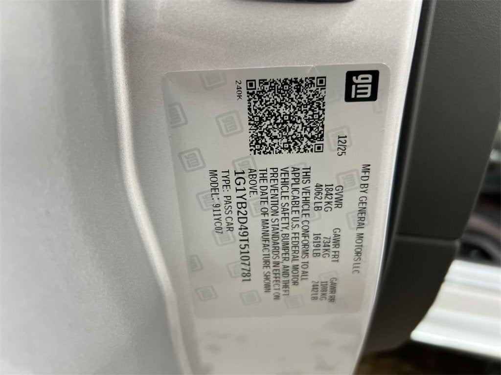 2026 Chevrolet Corvette Stingray 2LT