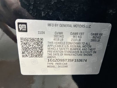 2025 Chevrolet Malibu 1LT