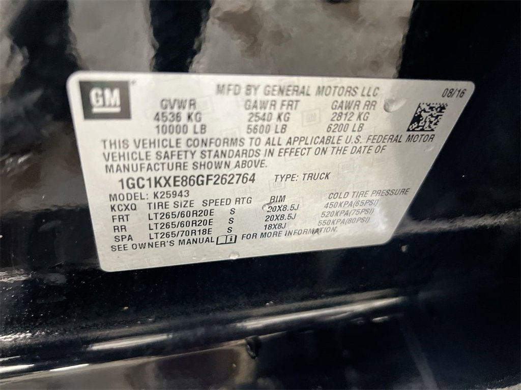 2016 Chevrolet Silverado 2500 HD High Country