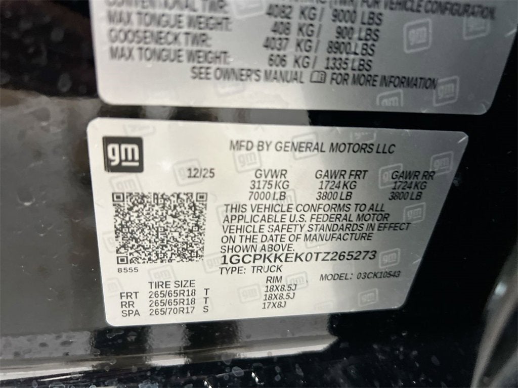 2026 Chevrolet Silverado 1500 LT (2FL)