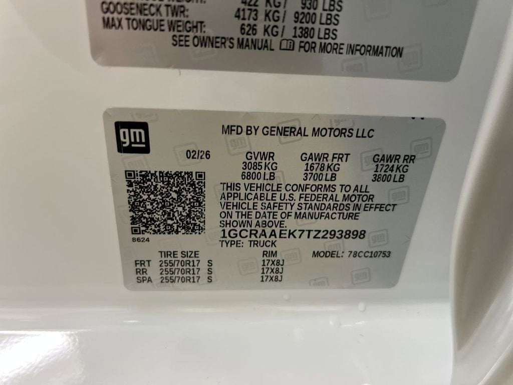 2026 Chevrolet Silverado 1500 WT