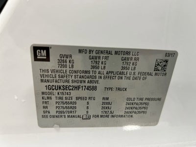 2017 Chevrolet Silverado 1500 LTZ