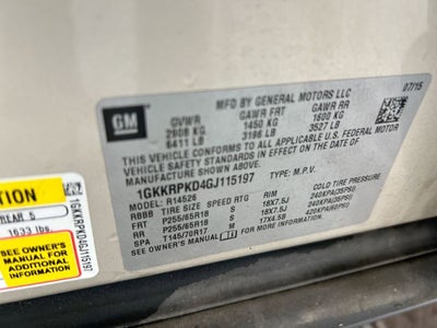 2016 GMC Acadia SLE