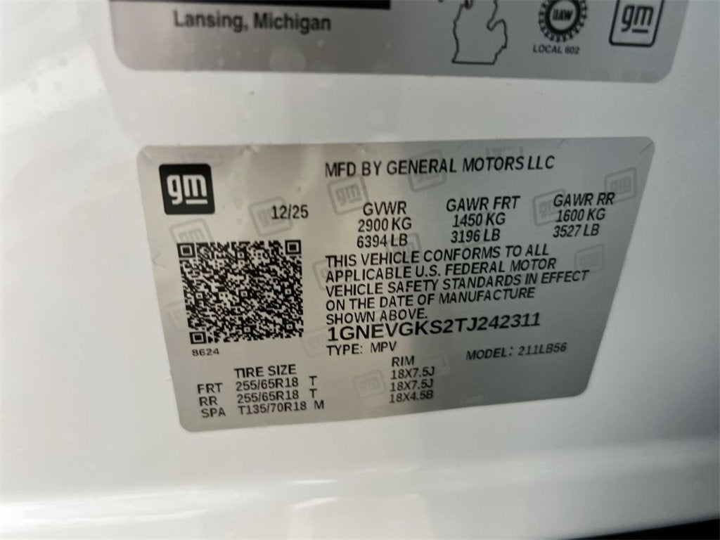 2026 Chevrolet Traverse LT