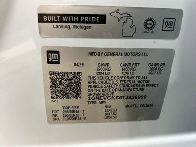 2026 Chevrolet Traverse LT