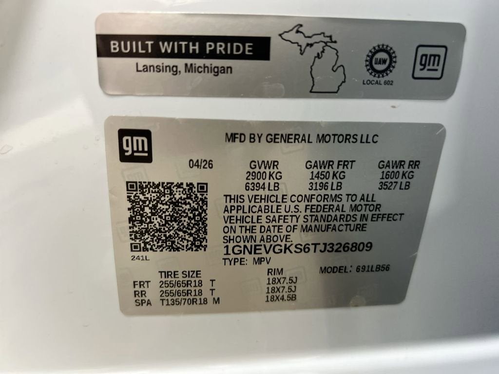 2026 Chevrolet Traverse LT