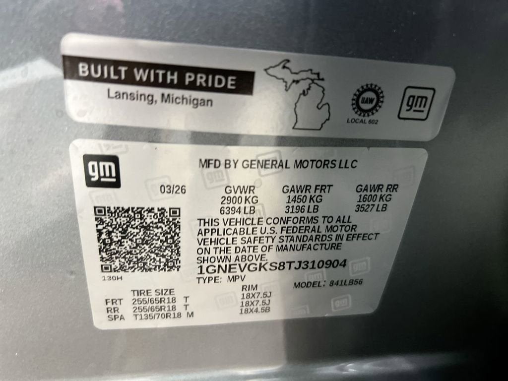 2026 Chevrolet Traverse LT