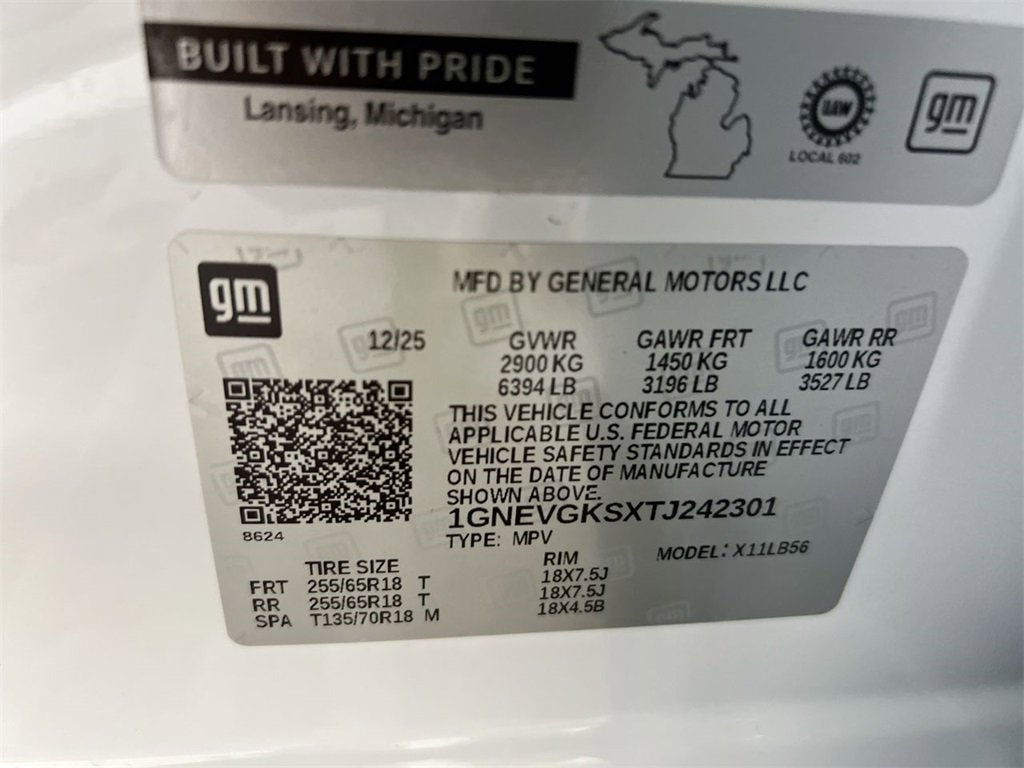 2026 Chevrolet Traverse LT