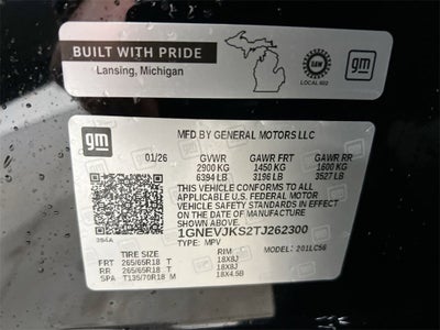 2026 Chevrolet Traverse Z71