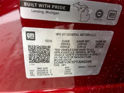 2026 Chevrolet Traverse Z71