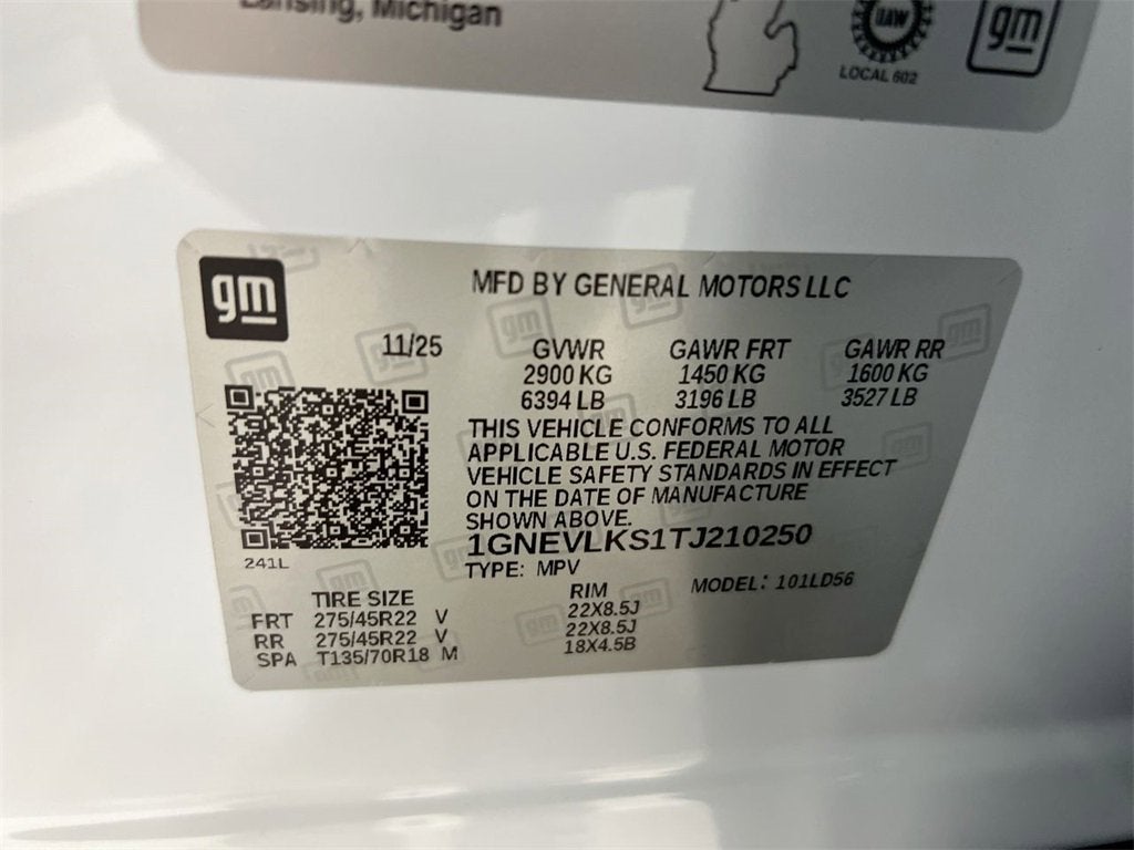 2026 Chevrolet Traverse RS