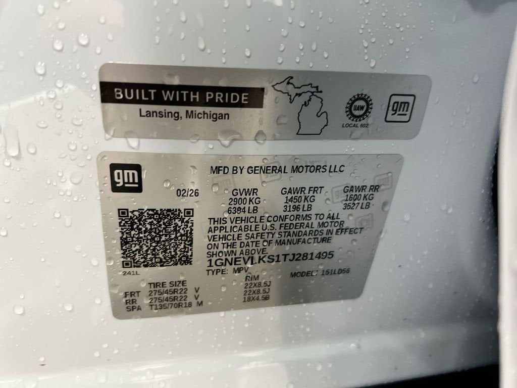 2026 Chevrolet Traverse RS