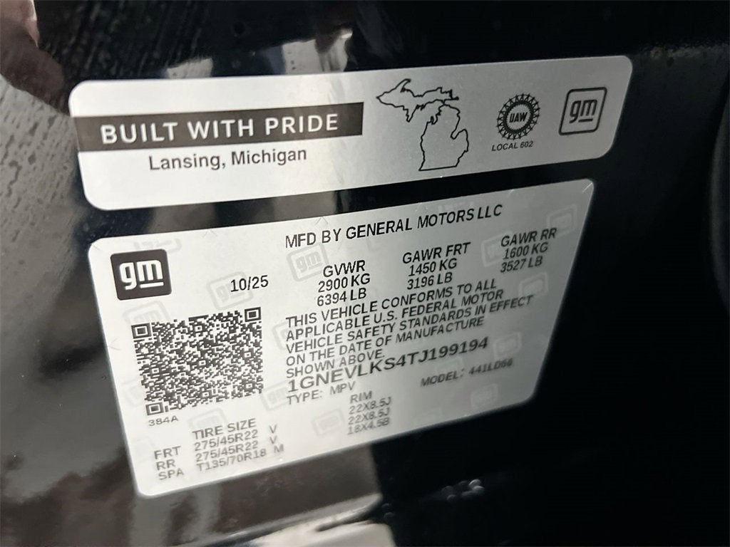 2026 Chevrolet Traverse RS