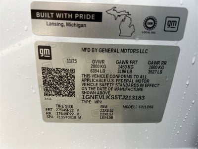 2026 Chevrolet Traverse RS