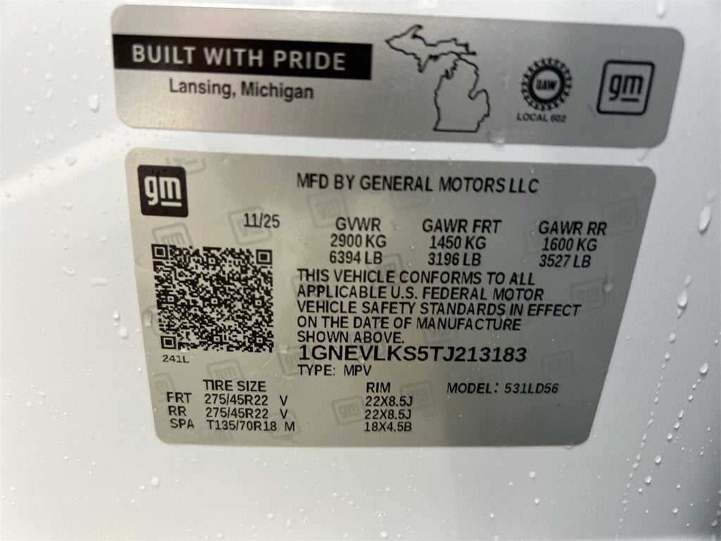 2026 Chevrolet Traverse RS