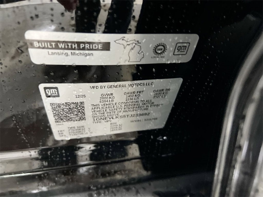 2026 Chevrolet Traverse RS