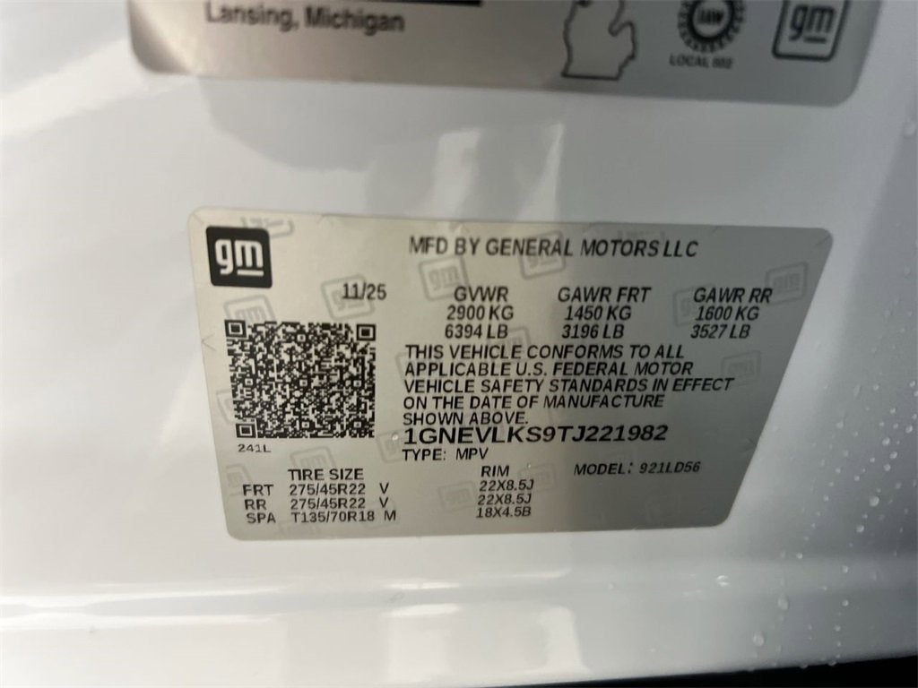 2026 Chevrolet Traverse RS