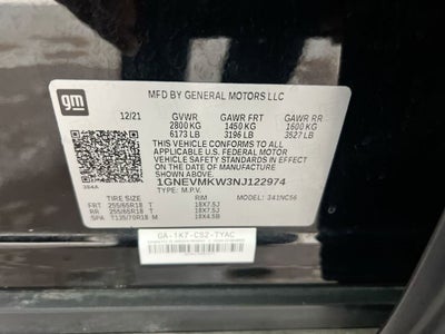 2022 Chevrolet Traverse 2FL