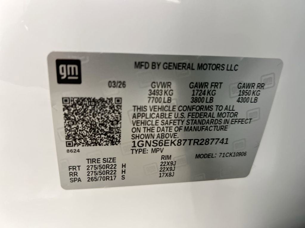 2026 Chevrolet Suburban RST