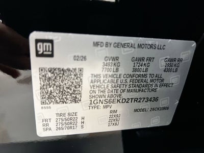 2026 Chevrolet Suburban RST