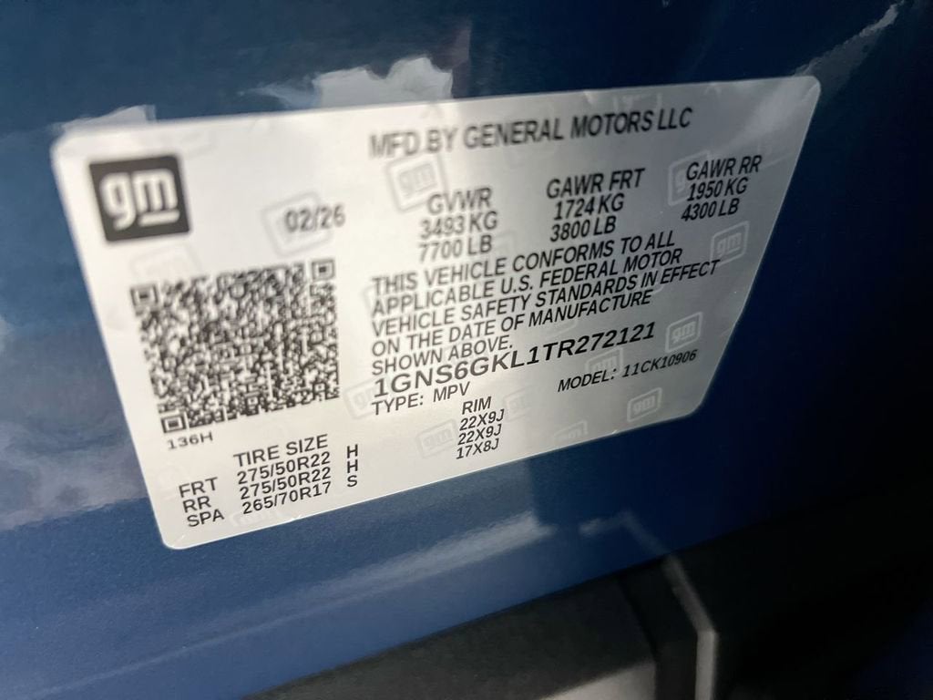 2026 Chevrolet Suburban High Country