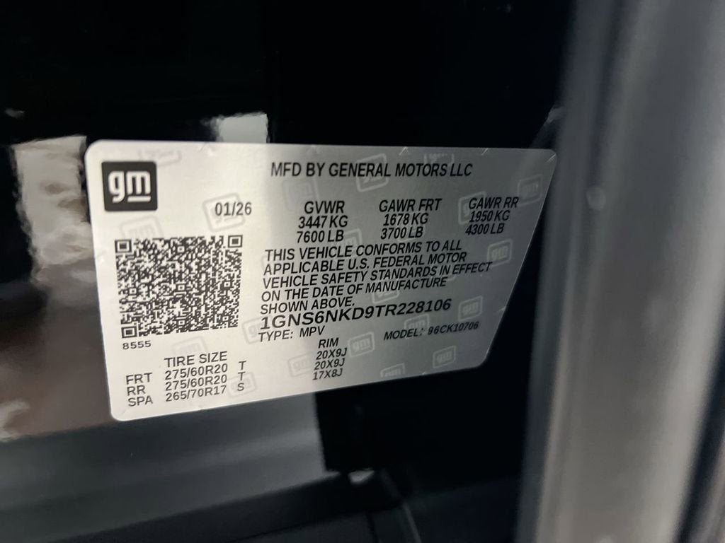 2026 Chevrolet Tahoe LT