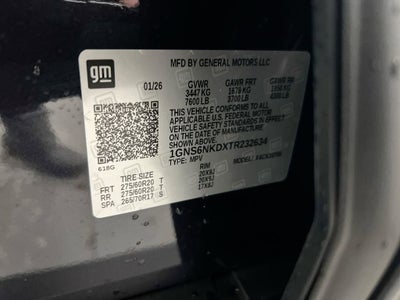 2026 Chevrolet Tahoe LT