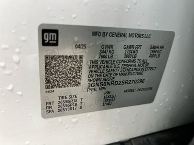 2025 Chevrolet Tahoe LT