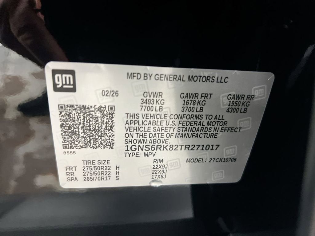 2026 Chevrolet Tahoe RST