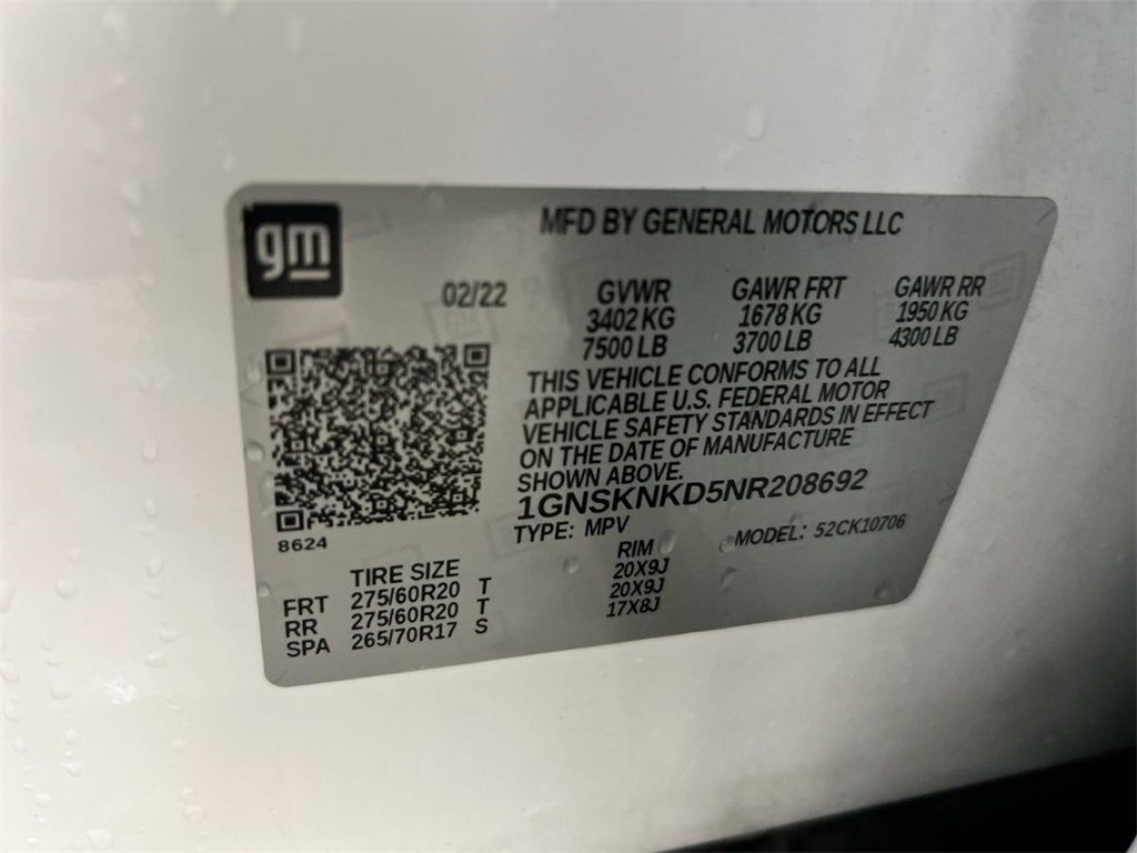 2022 Chevrolet Tahoe LT