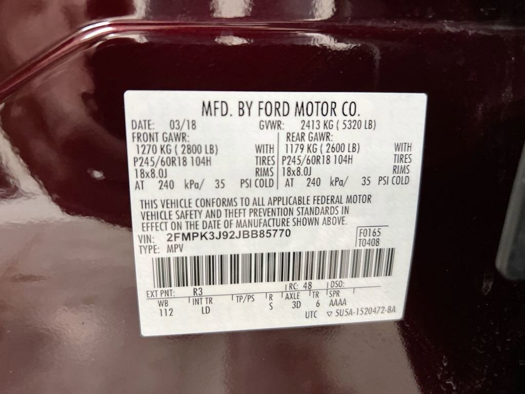 2018 Ford Edge SEL