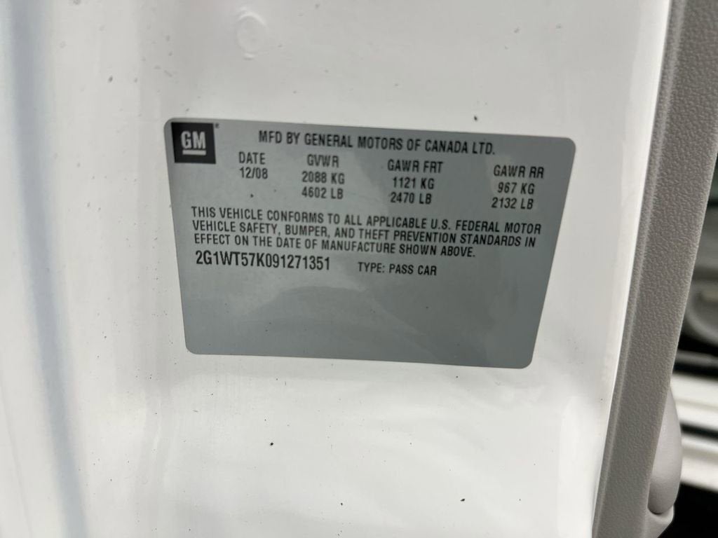 2009 Chevrolet Impala 3.5L LT