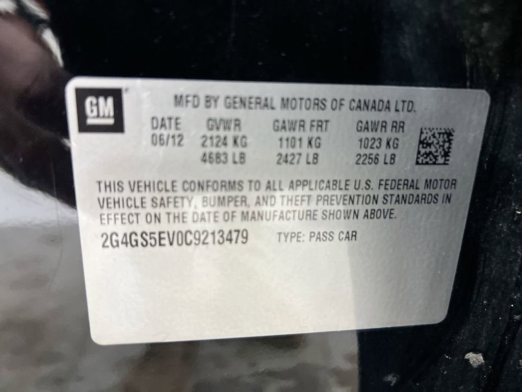 2012 Buick Regal Turbo Premium 1