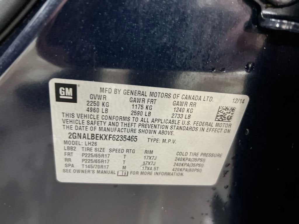 2015 Chevrolet Equinox LT