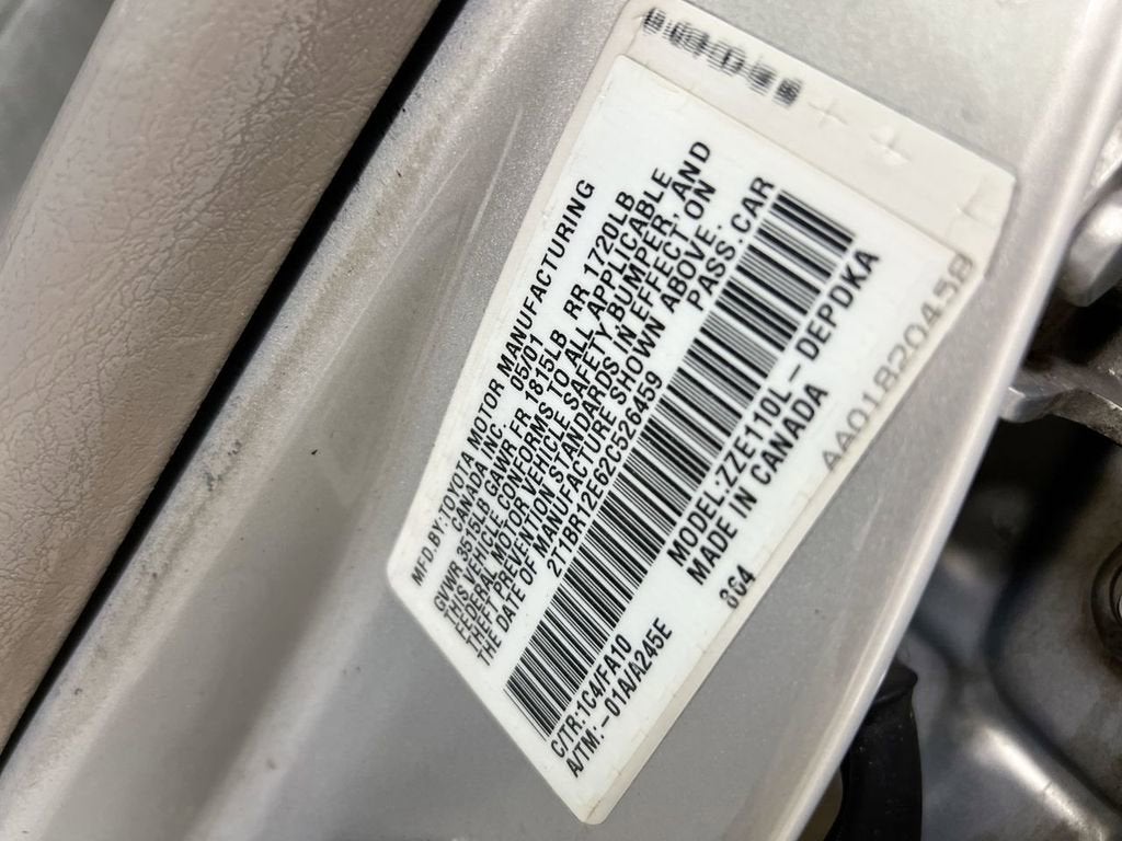 2002 Toyota Corolla CE