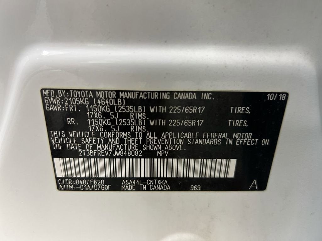 2018 Toyota RAV4 LE