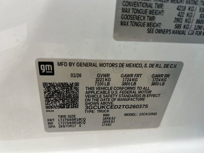 2026 Chevrolet Silverado 1500 Custom Trail Boss