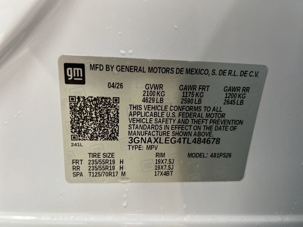 2026 Chevrolet Equinox RS