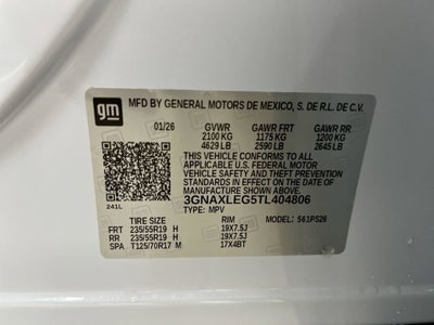 2026 Chevrolet Equinox RS