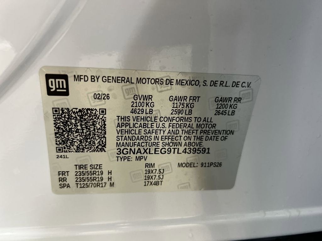 2026 Chevrolet Equinox RS